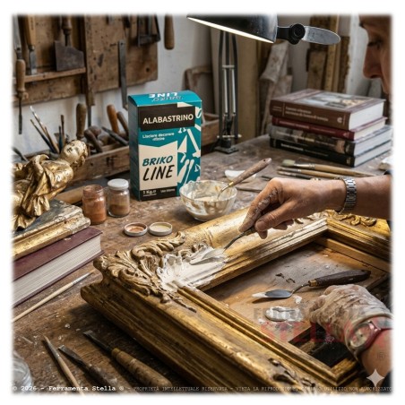 Gesso alabastrino in polvere stampo bianco | Ferramentastella.com