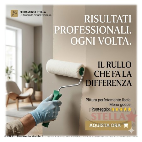 Rullo bianco con manico multiuso | ferramentastella.com