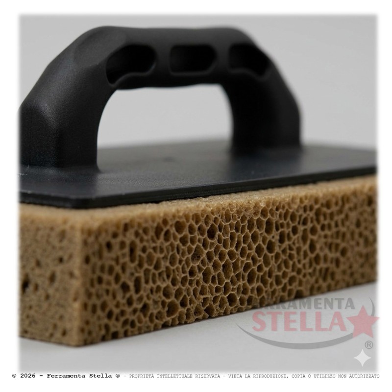FRATTAZZO FRATTAZZI IN SPUGNA MORBIDO 13 x 29 MANICO IN PLASTICA ERGONOMICO