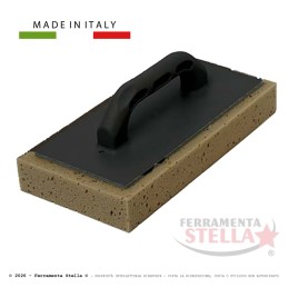 FRATTAZZO FRATTAZZI IN SPUGNA MORBIDO 13 x 29 MANICO IN PLASTICA ERGONOMICO