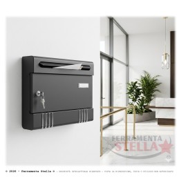 Cassetta postale acciaio posta buca lettere | ferramentastella.com 2