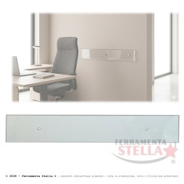 Battisedia Trasparente Metacrilato Fori 80x12 | ferramentastella.com