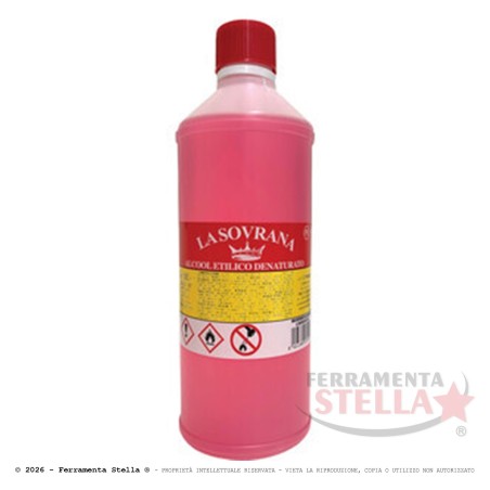 Alcool 94° - etilico denaturato per pulizia da 1 lt | ferramentastella.it