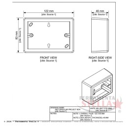 Involucro per mini canalina marlanvil 3 posti avorio | ferramentastella.it 2