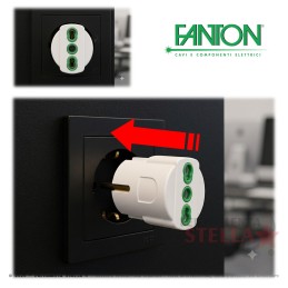 Adattatore Schuko FME – 16A – Norme CEI | ferramentastella.com 2