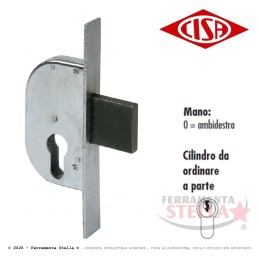 Serratura x porte ferro cilindro fisso solo catenaccio | ferramentastella.it|