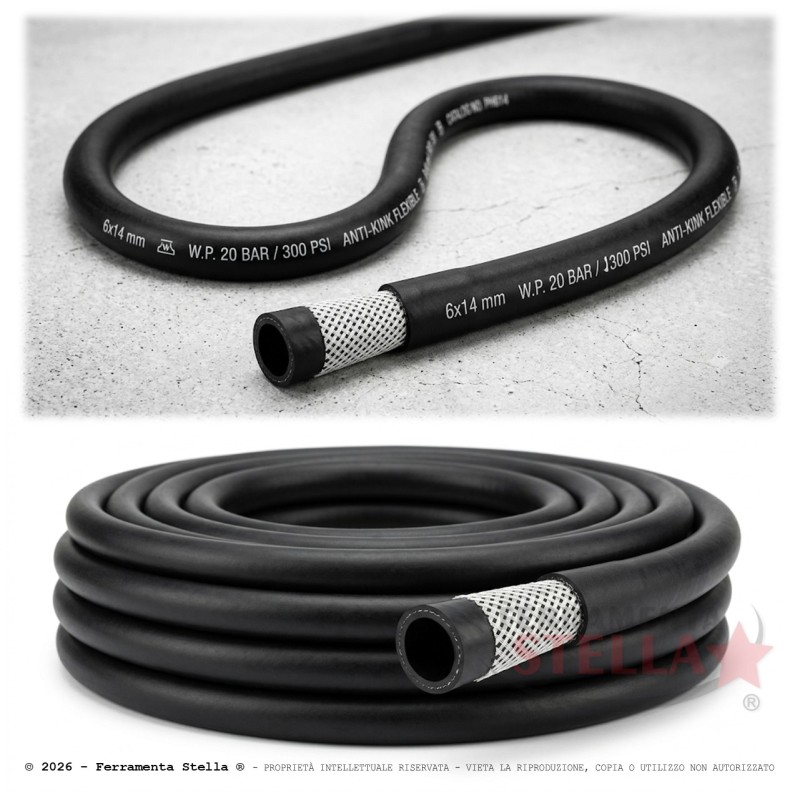 Tubo gomma x aria compressa compressore | ferramentastella.com
