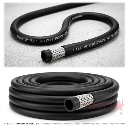 Tubo gomma x aria compressa compressore | ferramentastella.com