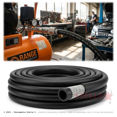 Tubo gomma x aria compressa compressore | ferramentastella.com