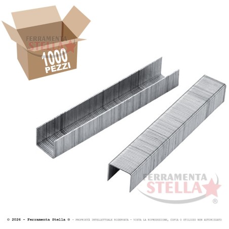 Punti per Fissatrice MM 11,3x10 CF 1000 pz | ferramentastella.com