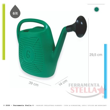 ANNAFFIATOIO IN PLASTICA 6 LITRI