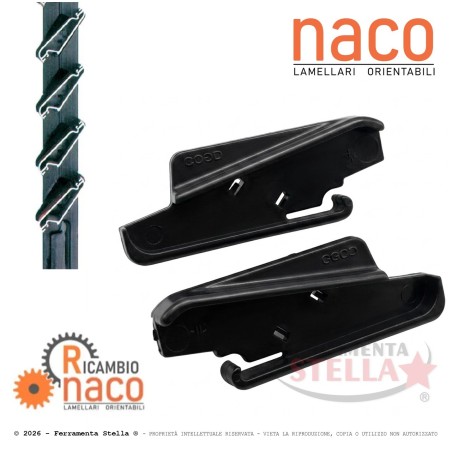 Ricambio clips porta lamelle Perla comandi naco | ferramentastella.it