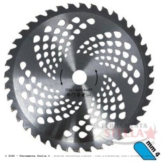 DISCO PER DECESPUGLIATORE AL TUNGSTENO ÿ 255 MM TAGLIAERBA TOSAERBA ERBA TAGLIA 2