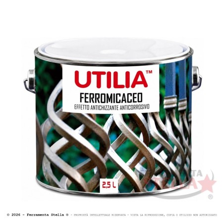 Smalto Ferromicaceo Grigio Scuro 2,5 lt | ferramentastella.com