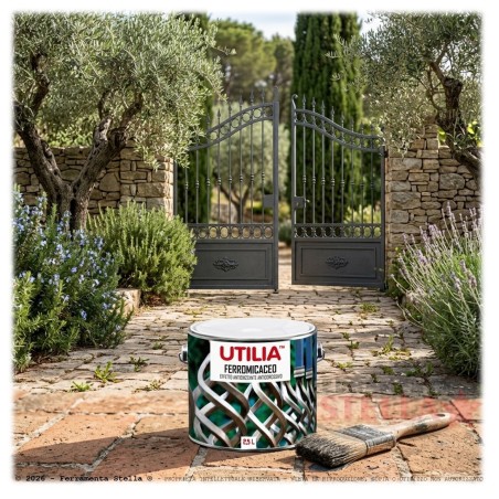 Smalto Ferromicaceo Grigio Scuro 2,5 lt | ferramentastella.com