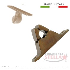 Pinza gancio ferma blocca porta ottone | ferramentastella.it 2