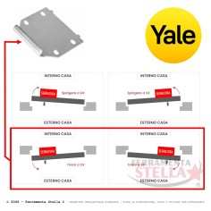 Incontro per Serratura Elettrica Yale UNICA | ferramentastella.com 2
