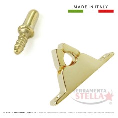Pinza gancio ferma blocca porta fermaporta ottone | ferramentastella.it