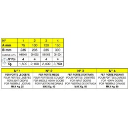 CHIUDIPORTA SPINGIPORTA A MOLLA TRIUMPH N∞2