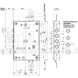 Serratura per porta blindata