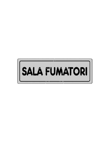 etichetta adesiva adesivo sala fumatori | ferramentastella.it