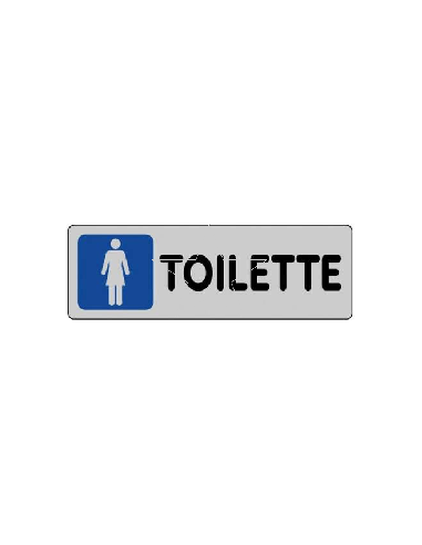 Etichetta adesiva adesivo toilette donna | ferramentastella.it