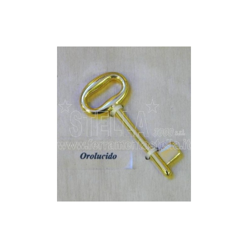 CHIAVE VERGINE DUPLICABILE NEUTRA PORTA PORTE INTERNE MANIGLIA COLOMBO ORO OTTON