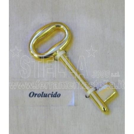 CHIAVE VERGINE DUPLICABILE NEUTRA PORTA PORTE INTERNE MANIGLIA COLOMBO ORO OTTON