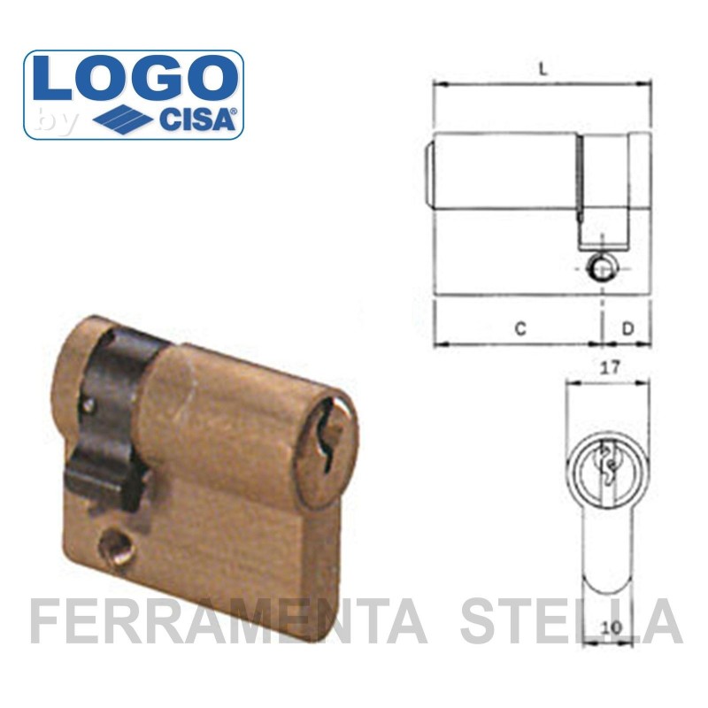 Logo cisa mezzo cilindro