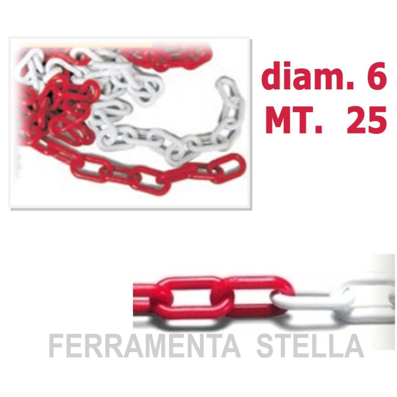 Catena plastificata segnaletica Catena plastificata segnaletica