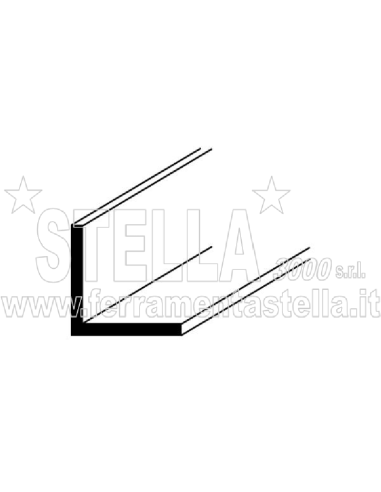 Profilo Alluminio - Sezione angolare | Ferramentastella.it