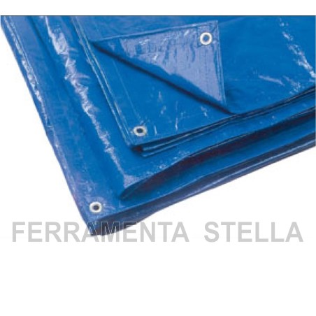TELO OCCHIELLATO 6X8 PER COPERTURA MOTO LEGNA AUTO