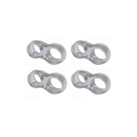 SALVAMANIGLIA 4PZ ANELLO PARACOLPO PORTA SALVA MANIGLIA