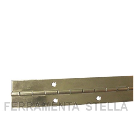 Cerniera a nastro a metro ottonata