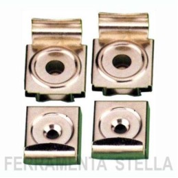 2 REGGI FERMA SPECCHIO SPECCHI COPPIA ATTACCO A MOLLA VETRO FERMASPECCHIO PARETE 2