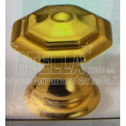 POMO POMOLINO POMELLO POMELLINO OTTAGONALE OTTONE ORO CASSETTI MOBILI CUCINA 2