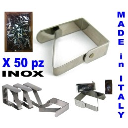 Fermatovaglia inox basso