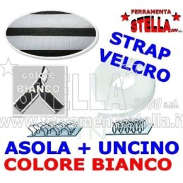 Nastro Velcro Strap adesivo mm 20 asola + uncino