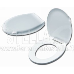 Sedile WC bianco Eco in plastica