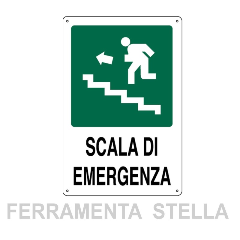 Scala di emergenza salire sx