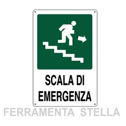 Scala di emergenza scendere dx