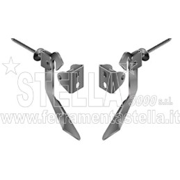 Coppia Fermapersiana a leva 10 automatico destro e