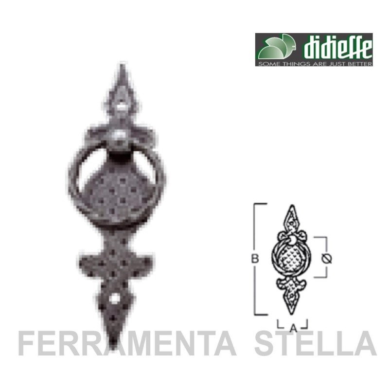 Pendente ferro battuto serie Tirolo