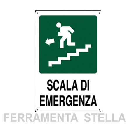 Scala di emergenza scendere sx