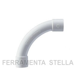 4 PEZZI CURVA A 90 GRADI RAGGIO STRETTO x TUBO RIGIDO IMPIANTO DIAMETRO 16 20 25 2