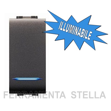 Deviatore Life unipolare illuminabile tipo Living
