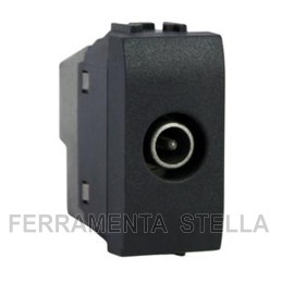 PRESA COASSIALE MASCHIO TV LIFE TIPO BTICINO LIVING ANTENNA TICINO TELEVISORE 2