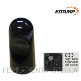 Pomolino nero lucido diam. 12 mm