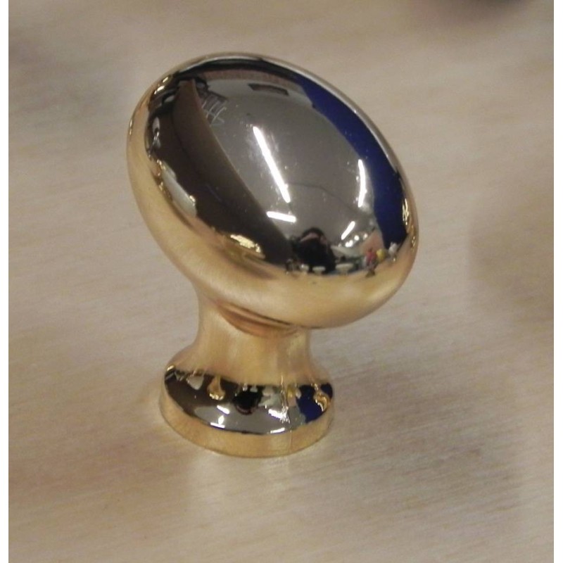 Pomolino oro lucido 25 x 17 mm