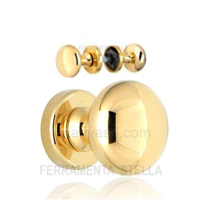 Coppia pomolo LUX con molla